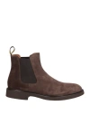 Doucal's Man Ankle Boots Chocolate Brown Size 9 Leather
