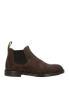 Doucal's Man Ankle Boots Dark Brown Size 8 Leather In Brown