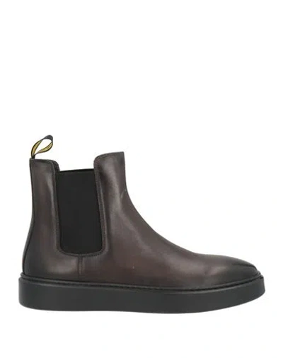 Doucal's Man Ankle Boots Dark Brown Size 8.5 Leather