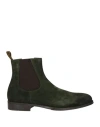 Doucal's Man Ankle Boots Dark Green Size 11 Leather
