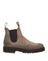Doucal's Man Ankle Boots Khaki Size 13 Leather In Neutral