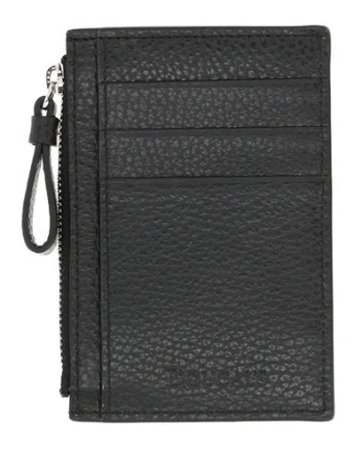 Doucal's Man Cardholder Black Size - Calfskin