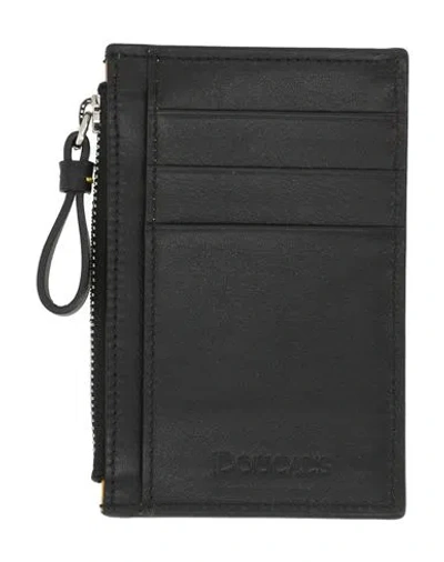 Doucal's Man Cardholder Black Size - Calfskin
