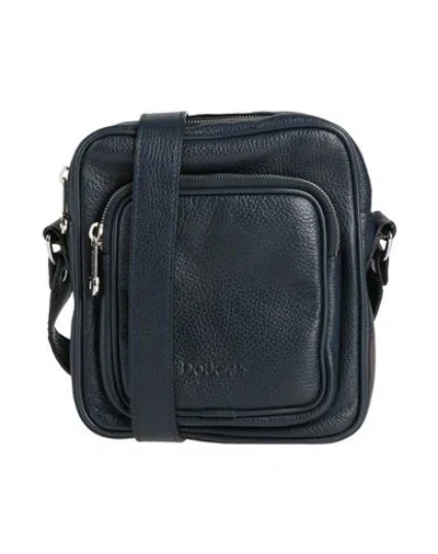 Doucal's Man Cross-body Bag Midnight Blue Size - Calfskin