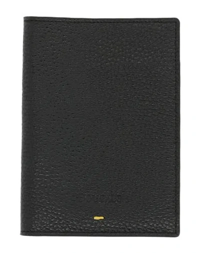 Doucal's Man Document Holder Black Size - Calfskin