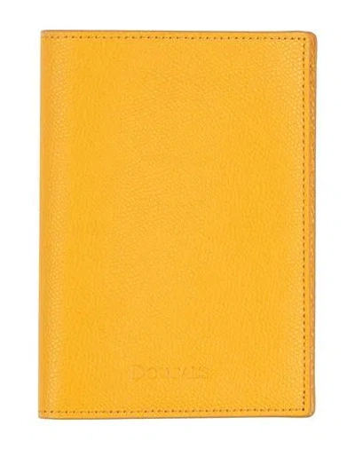 Doucal's Man Document Holder Yellow Size - Calfskin