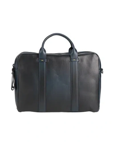 Doucal's Man Handbag Midnight Blue Size - Leather