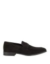 Doucal's Man Loafers Black Size 6 Leather