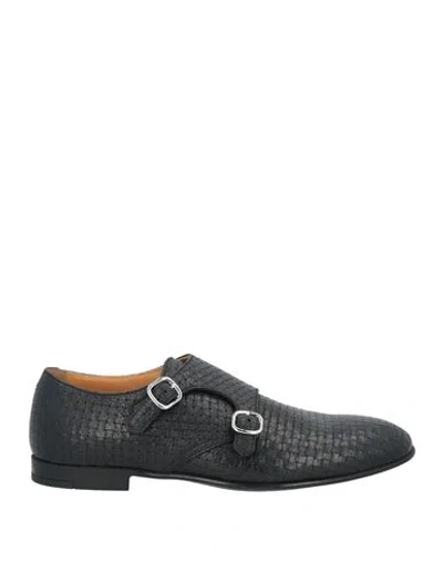 Doucal's Man Loafers Black Size 7.5 Leather