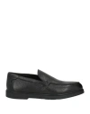 Doucal's Man Loafers Black Size 9 Leather In Black