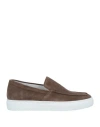 Doucal's Man Loafers Dark Brown Size 12 Soft Leather