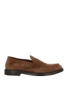 Doucal's Man Loafers Light Brown Size 7.5 Leather In Neutral