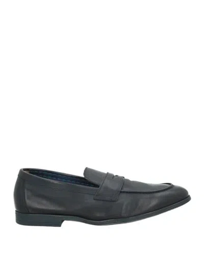 Doucal's Man Loafers Midnight Blue Size 6 Soft Leather