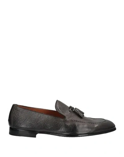 Doucal's Man Loafers Steel Grey Size 11 Soft Leather