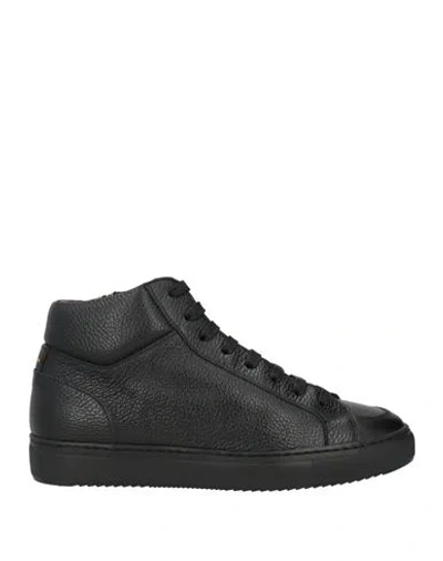 Doucal's Man Sneakers Black Size 7 Leather