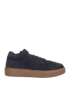 Doucal's Man Sneakers Midnight Blue Size 9 Leather