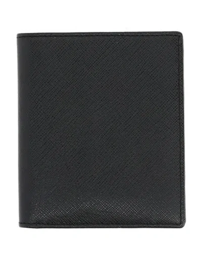 Doucal's Man Wallet Black Size - Leather