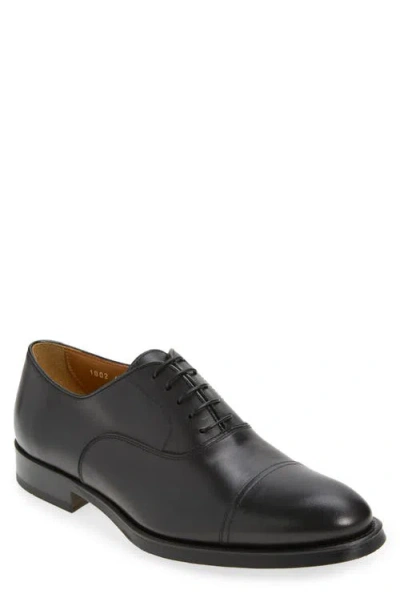Doucal's Orvieto Cap Toe Wingtip Oxford In Black