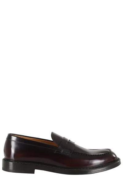 Doucal's Penny Moccasin In Brown