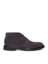 Doucal's Suede Chukka Boots In Gray