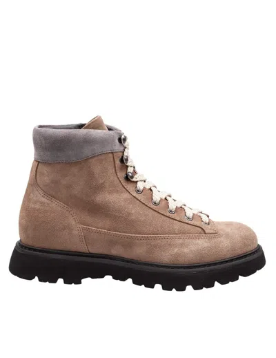 Doucal's Polacchino In Camoscio In Brown