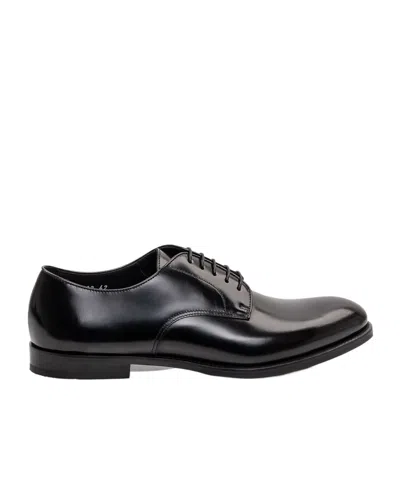 DOUCAL'S DOUCAL'S POLISHED DERBY SHOES