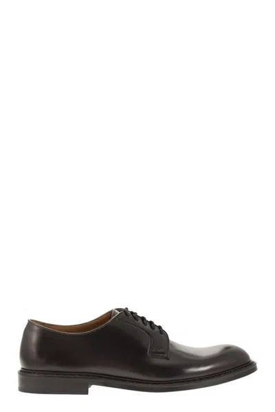 Doucal's Berby In Brushed Leather In Brown
