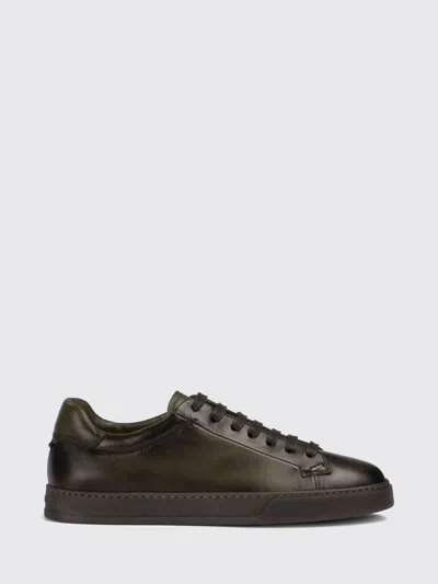 Doucal's Sneakers Men Color Moss Green In Multi