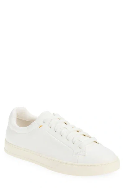 Doucal's Minimal Low-top Sneakers In White