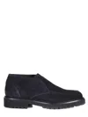 Doucal's Chukka Adler Loafers With Smooth Suede Finish In Black