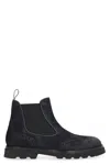 Doucal's Man Ankle Boots Black Size 12 Leather In Black