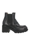 Doucal's Woman Ankle Boots Black Size 8 Leather In Black