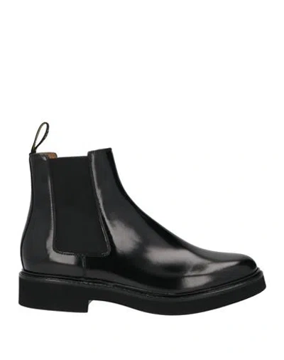 Doucal's Woman Ankle Boots Black Size 8.5 Leather