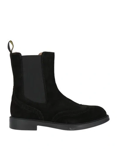Doucal's Woman Ankle Boots Black Size 8.5 Leather