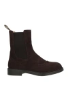 Doucal's Woman Ankle Boots Dark Brown Size 8 Leather