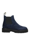 Doucal's Woman Ankle Boots Midnight Blue Size 8 Leather