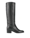 Doucal's Woman Boot Black Size 7.5 Leather In Black