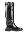 Doucal's Woman Boot Black Size 8 Leather In Black