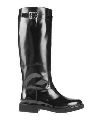 Doucal's Woman Boot Black Size 8 Leather