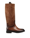 Doucal's Woman Boot Brown Size 6 Leather In Brown