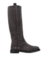 Doucal's Woman Boot Charcoal Size 8 Leather In Gray
