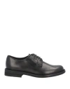 Doucal's Woman Lace-up Shoes Black Size 7.5 Soft Leather