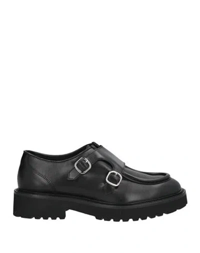 Doucal's Woman Loafers Black Size 7.5 Calfskin
