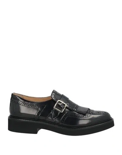 DOUCAL'S DOUCAL'S WOMAN LOAFERS BLACK SIZE 7.5 LEATHER