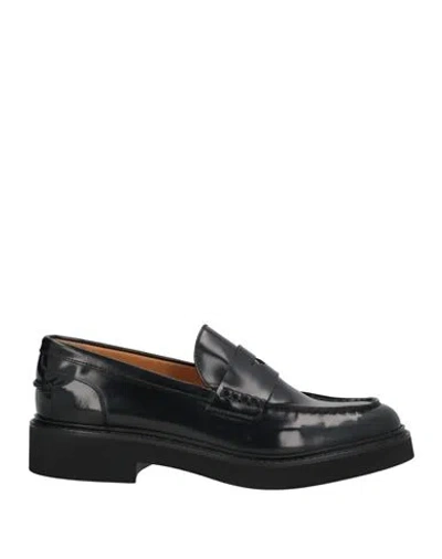 Doucal's Woman Loafers Black Size 8 Leather
