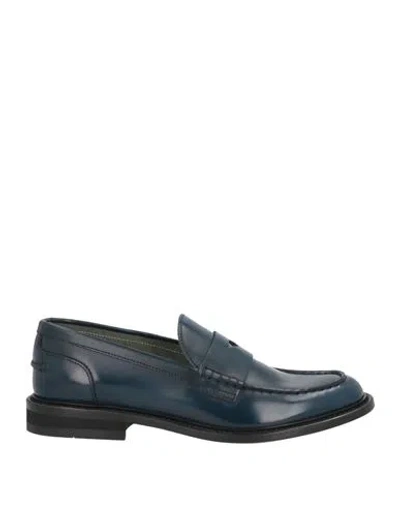 Doucal's Woman Loafers Navy Size 8 Leather