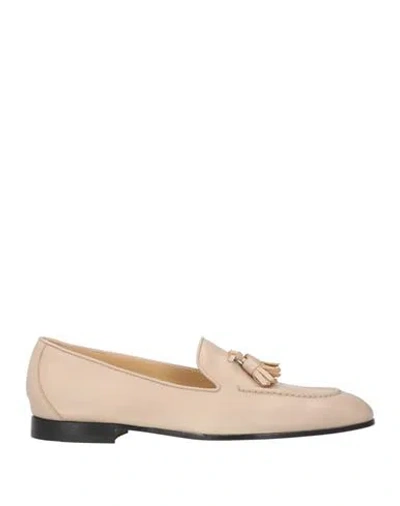 Doucal's Woman Loafers Taupe Size 6 Calfskin In Neutral