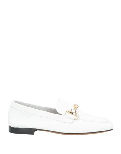 Doucal's Woman Loafers White Size 7 Leather