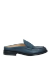 Doucal's Woman Mules & Clogs Slate Blue Size 6 Leather