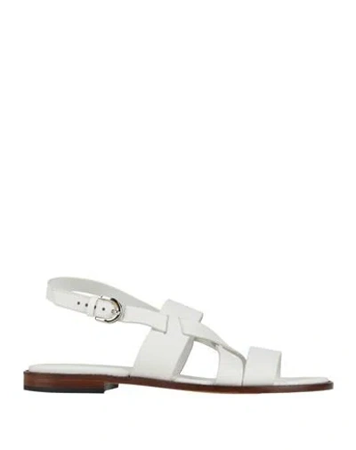 Doucal's Woman Sandals White Size 6 Leather